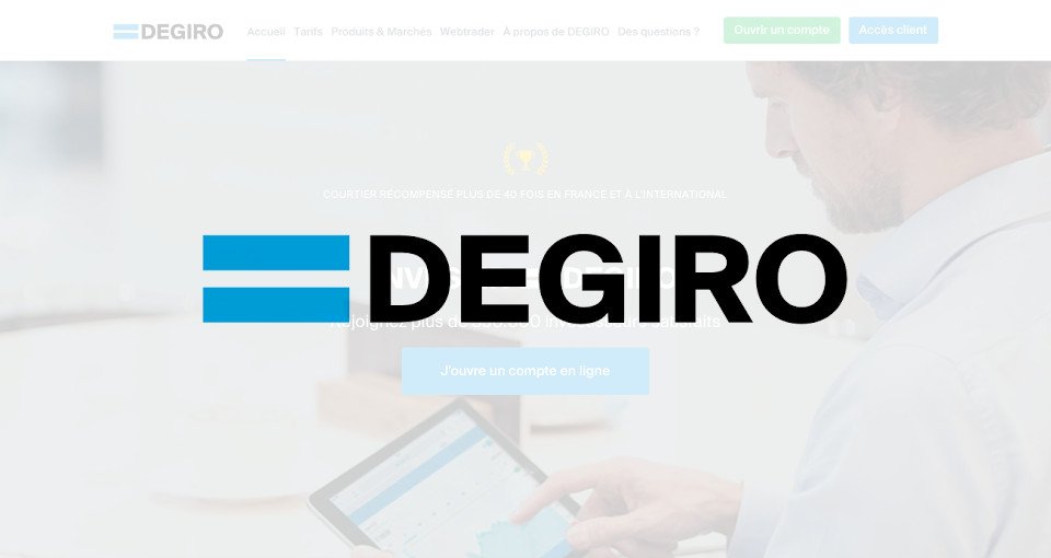 degiro courtier actions